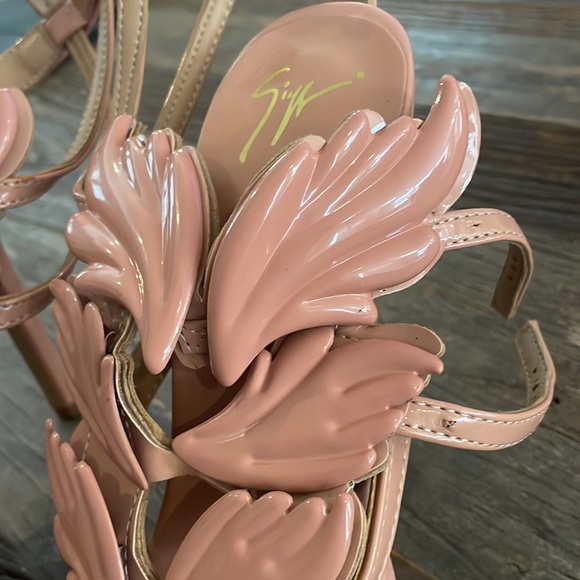 Giuseppe Zanotti Cruel Summers Sz 8 Authentic Heels Made in Italy, Pale Pink - Picture 14 of 14